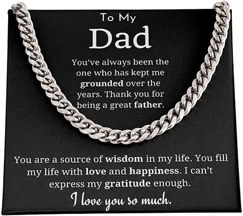 The Perfect Accessory For Less – Jewelry Sale Live To My Dad Cuban Link Chain Necklace Gifts for Dad from Daughter-Son Cuban Chain Necklace Gift for Dad Birthday s for The Perfect Accessory For Less – Jewelry Sale Live To My Dad Cuban Link Chain Necklace Gifts for Dad from Daughter-Son Cuban Chain Necklace Gift for Dad Birthday s for