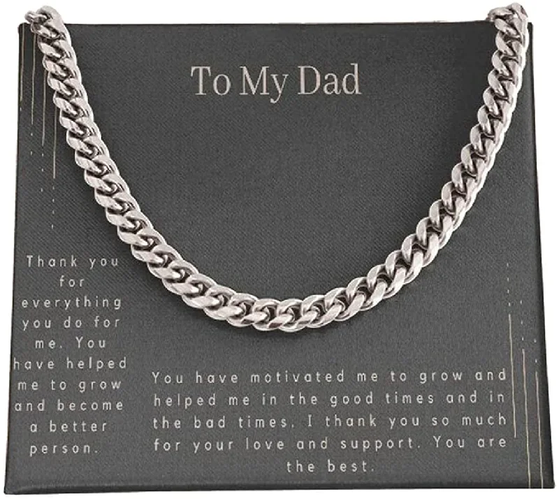 Best Jewelry Sale – Shop Exclusive Designs Now To my Dad Thank You For Everything Cuban Link Chain Necklace For Dad Necklace For Father's Day Gift For Father's Day Best Jewelry Sale – Shop Exclusive Designs Now To my Dad Thank You For Everything Cuban Link Chain Necklace For Dad Necklace For Father's Day Gift For Father's Day