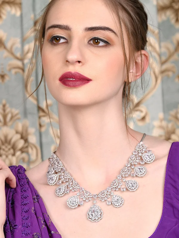 The Biggest Jewelry Sale Of The Year Is Here Odette Women White Stone Necklace Set