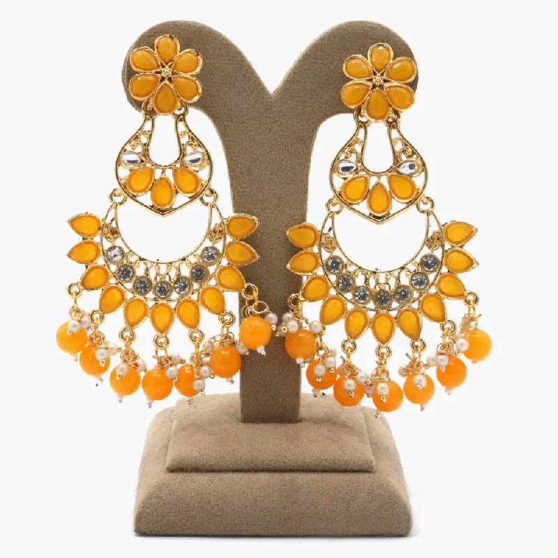 Special Deals On Handcrafted And Designer Jewelry Women's Fancy Earing - Yellow
