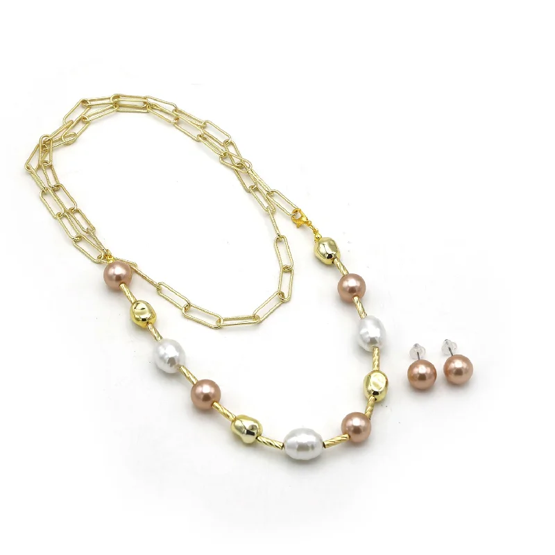 Once-A-Year Jewelry Sale – Grab Your Favorites Now Women's Fancy Mala Set - Golden