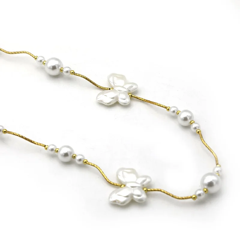 Shop Modern Jewelry Collections With Exclusive Discounts Women's Fancy Mala - White