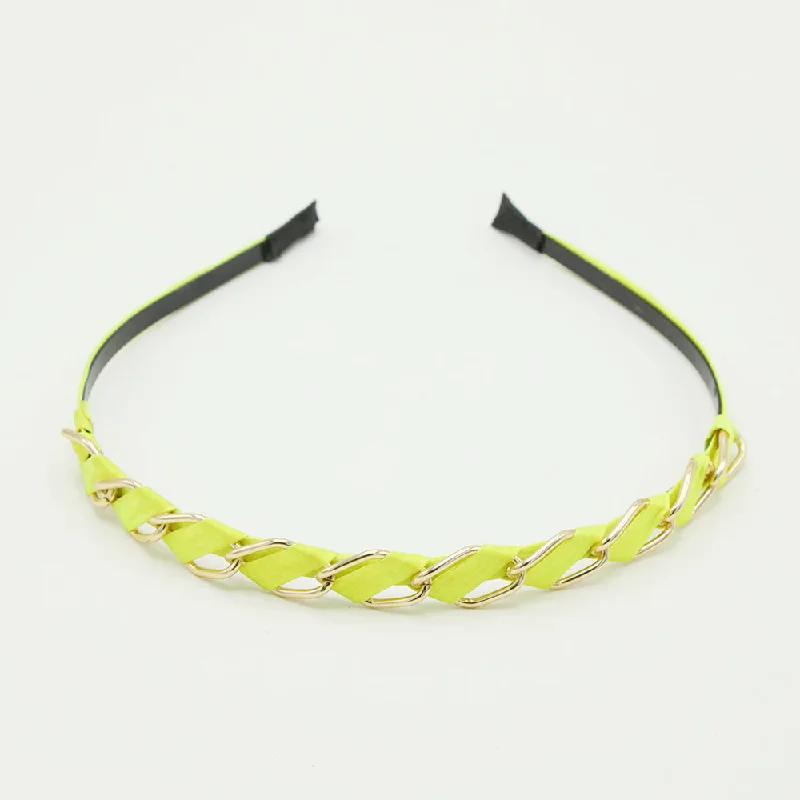 Big Discounts On Elegant Jewelry Collections Women's Hair Band - Neon Green