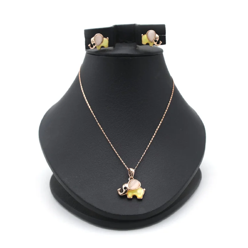 Premium Jewelry, Premium Discounts – Act Fast Women's Locket Set - Yellow
