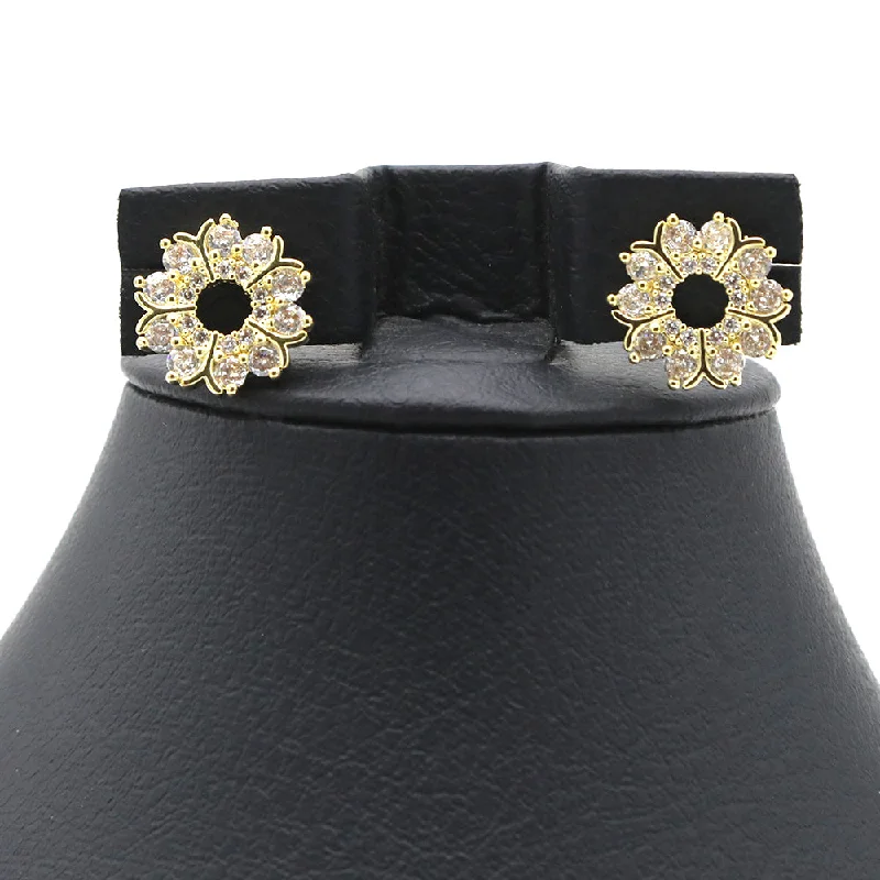 Trendy Minimalist Jewelry For Everyday Wear Women's Top Zircon - Golden