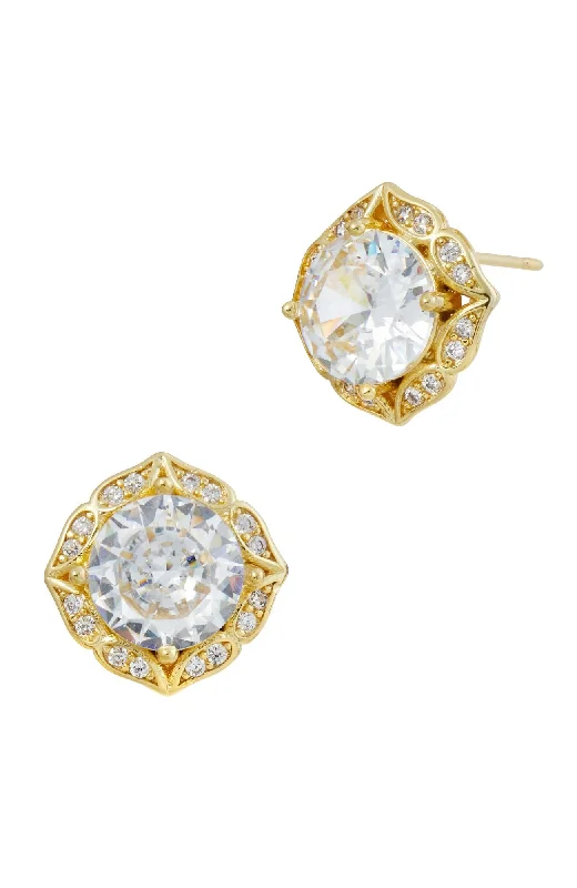 Exclusive Jewelry Sale – Grab Timeless Pieces Now 18K GOLD PLATED WHITE CZ STUD EARRINGS Exclusive Jewelry Sale – Grab Timeless Pieces Now 18K GOLD PLATED WHITE CZ STUD EARRINGS