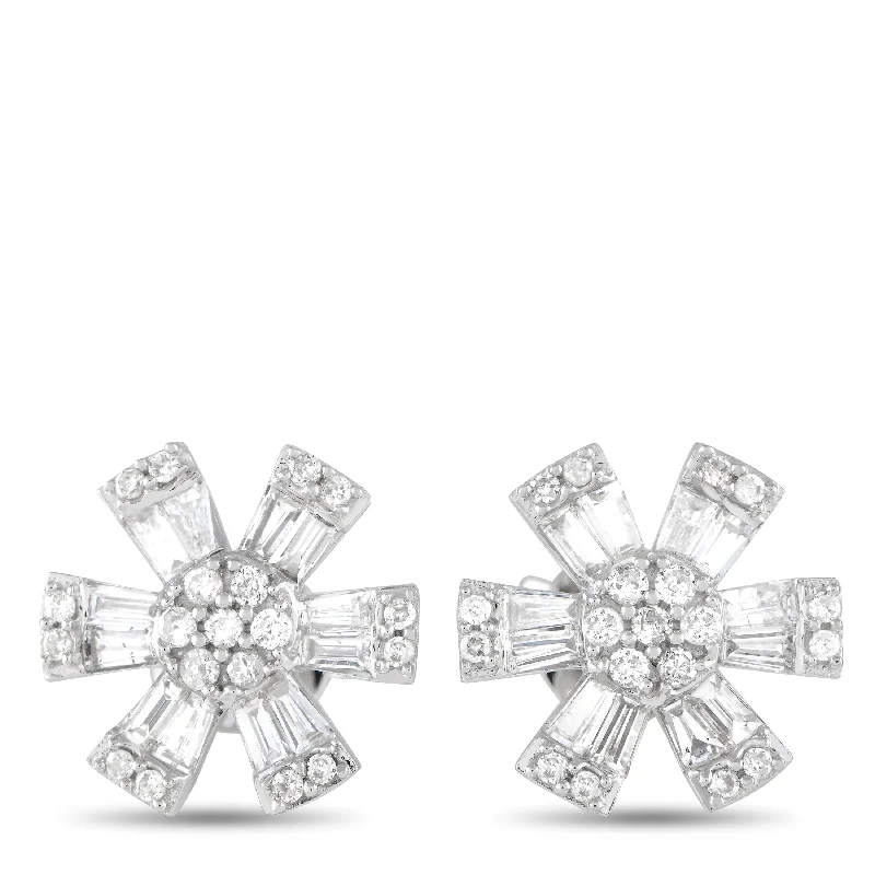 Exclusive Jewelry Sale – Shine For Less LB Exclusive 14K White Gold 0.70ct Diamond Pinwheel Stud Earrings ER28713-W Exclusive Jewelry Sale – Shine For Less LB Exclusive 14K White Gold 0.70ct Diamond Pinwheel Stud Earrings ER28713-W