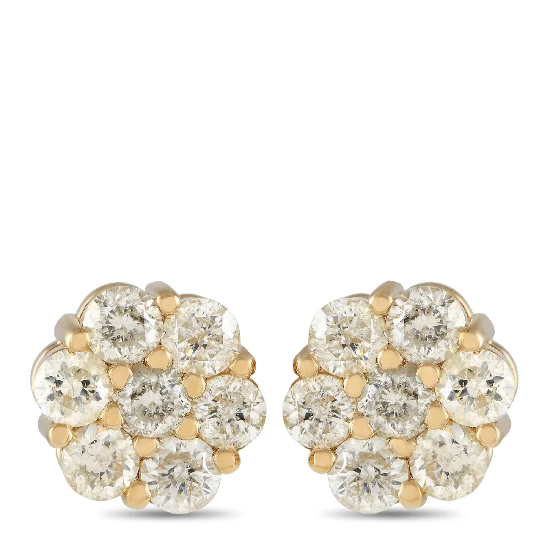 Luxury Jewelry At Unbeatable Discounts LB Exclusive 14K Yellow Gold 1.25ct Diamond Stud Earrings ER28712-Y Luxury Jewelry At Unbeatable Discounts LB Exclusive 14K Yellow Gold 1.25ct Diamond Stud Earrings ER28712-Y