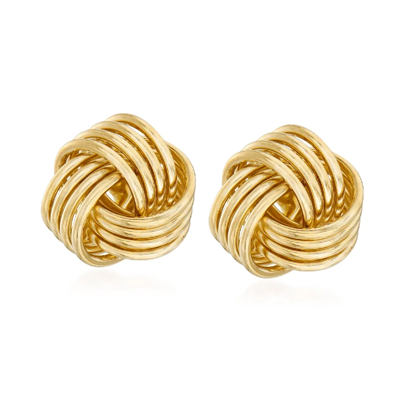 Stunning Jewelry Pieces At The Lowest Prices Ever Ross-Simons 14kt Yellow Gold Love Knot Stud Earrings Stunning Jewelry Pieces At The Lowest Prices Ever Ross-Simons 14kt Yellow Gold Love Knot Stud Earrings