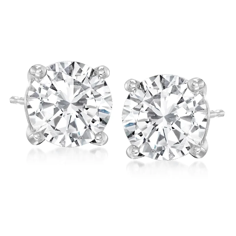 Get The Sparkle You Love At Prices You Adore Ross-Simons Diamond Stud Earrings in Platinum Get The Sparkle You Love At Prices You Adore Ross-Simons Diamond Stud Earrings in Platinum