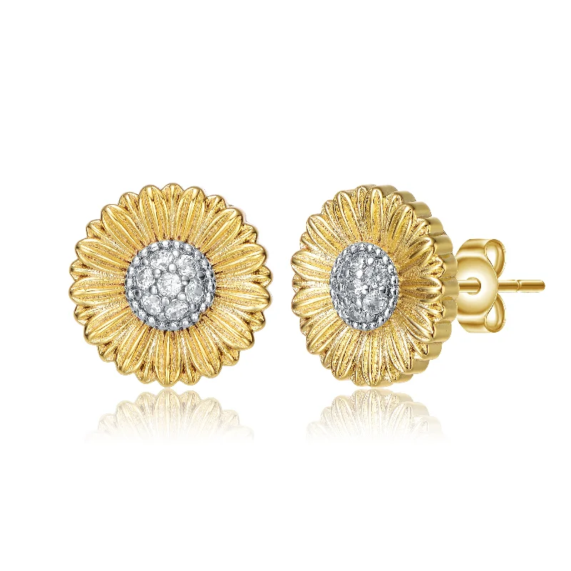 Must-Have Jewelry At Unbelievable Discounts Rachel Glauber 14k Gold Plated And Cubic Zirconia Floral Stud Earrings Must-Have Jewelry At Unbelievable Discounts Rachel Glauber 14k Gold Plated And Cubic Zirconia Floral Stud Earrings