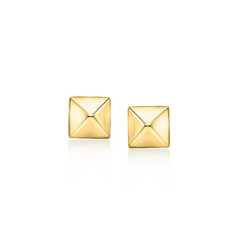Jewelry Clearance – Final Chance To Save Big RS Pure by Ross-Simons 6mm 14kt Yellow Gold Pyramid Stud Earrings Jewelry Clearance – Final Chance To Save Big RS Pure by Ross-Simons 6mm 14kt Yellow Gold Pyramid Stud Earrings