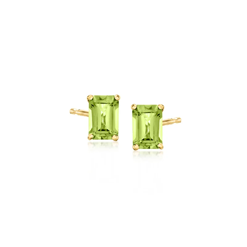 Fine Jewelry, Limited-Time Offers Available RS Pure by Ross-Simons Peridot Stud Earrings in 14kt Yellow Gold Fine Jewelry, Limited-Time Offers Available RS Pure by Ross-Simons Peridot Stud Earrings in 14kt Yellow Gold