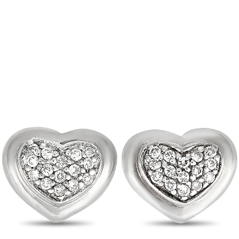 Flash Sale On Stunning Jewelry – Don't Miss Out Scott Kay Sterling Silver Diamond Heart Stud Earrings Flash Sale On Stunning Jewelry – Don't Miss Out Scott Kay Sterling Silver Diamond Heart Stud Earrings