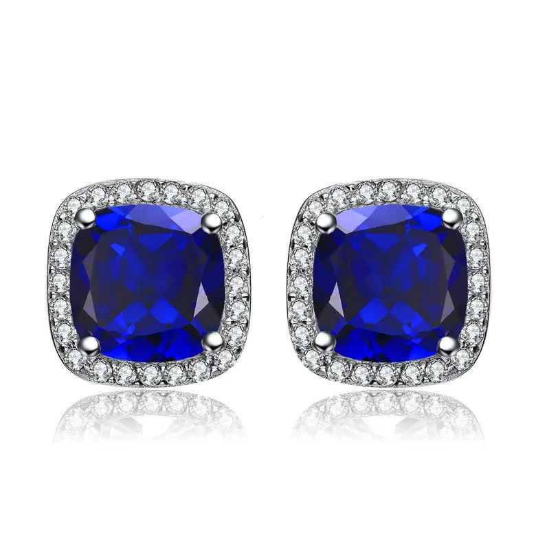 Exclusive Jewelry Discounts – Shop Now For Savings Sterling Silver White Gold Plated with Colroed Square Cubic Zirconia Stud Earrings Exclusive Jewelry Discounts – Shop Now For Savings Sterling Silver White Gold Plated with Colroed Square Cubic Zirconia Stud Earrings
