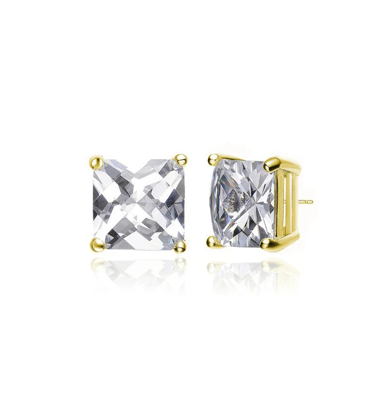 Best-Selling Jewelry Now Available At Special Deals Sterling Silver with Diamond Cubic Zirconia Princess Solitaire Stud Earrings Best-Selling Jewelry Now Available At Special Deals Sterling Silver with Diamond Cubic Zirconia Princess Solitaire Stud Earrings