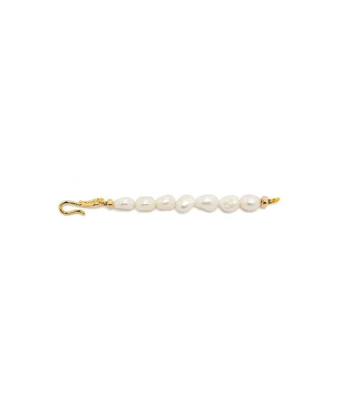Trendy Minimalist Jewelry For Everyday Wear 4.75" Pearl Extender