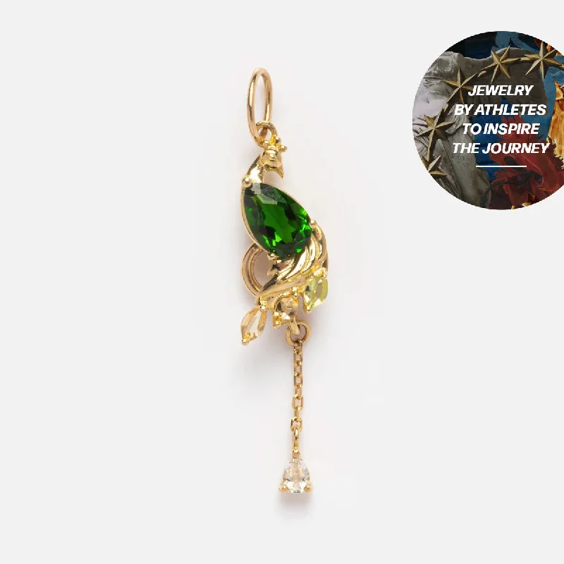 Flash Sale On Stunning Jewelry – Don't Miss Out Annie and Kerry Xu x Local Eclectic Solid Gold Peacock Charm