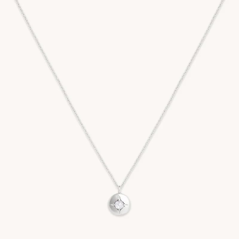 Special Offers On Handcrafted And Designer Jewelry April White Topaz Birthstone Necklace in Solid White Gold Special Offers On Handcrafted And Designer Jewelry April White Topaz Birthstone Necklace in Solid White Gold