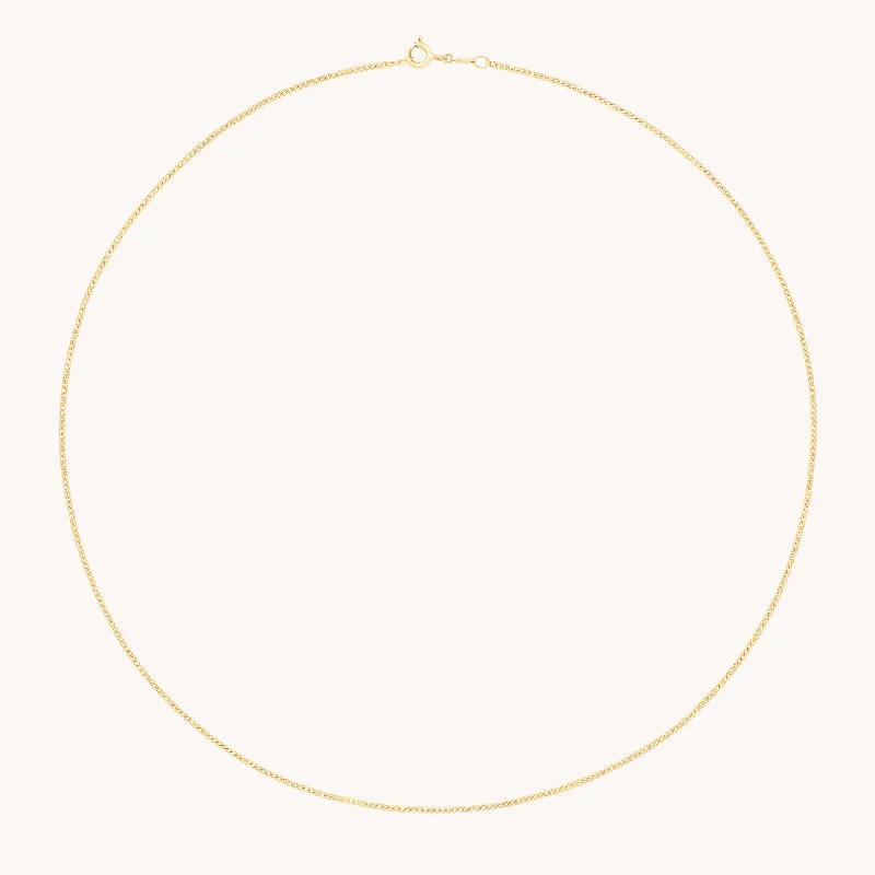 Affordable Luxury Jewelry For Every Occasion Bold Miyu Chain Necklace in Solid Gold
