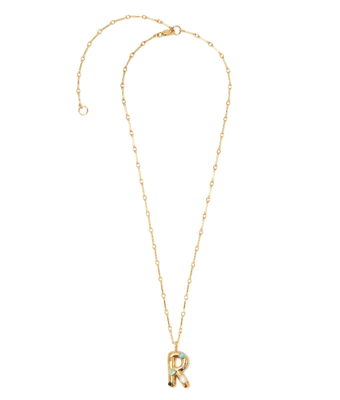 Elegant Jewelry, Exclusive Prices – Shop Now Confetti Letter “R” Necklace