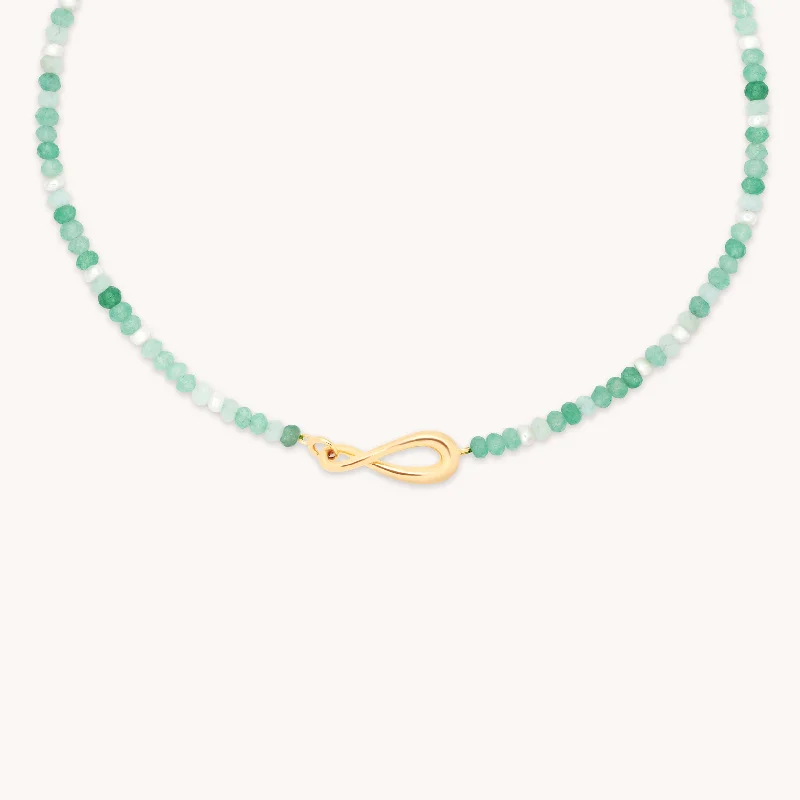 Affordable Gold-Plated Jewelry For Modern Fashion Dolce Beaded Necklace in Gold
