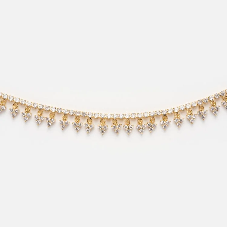 Timeless Elegance At Unbelievable Discounts Esley Tennis Necklace