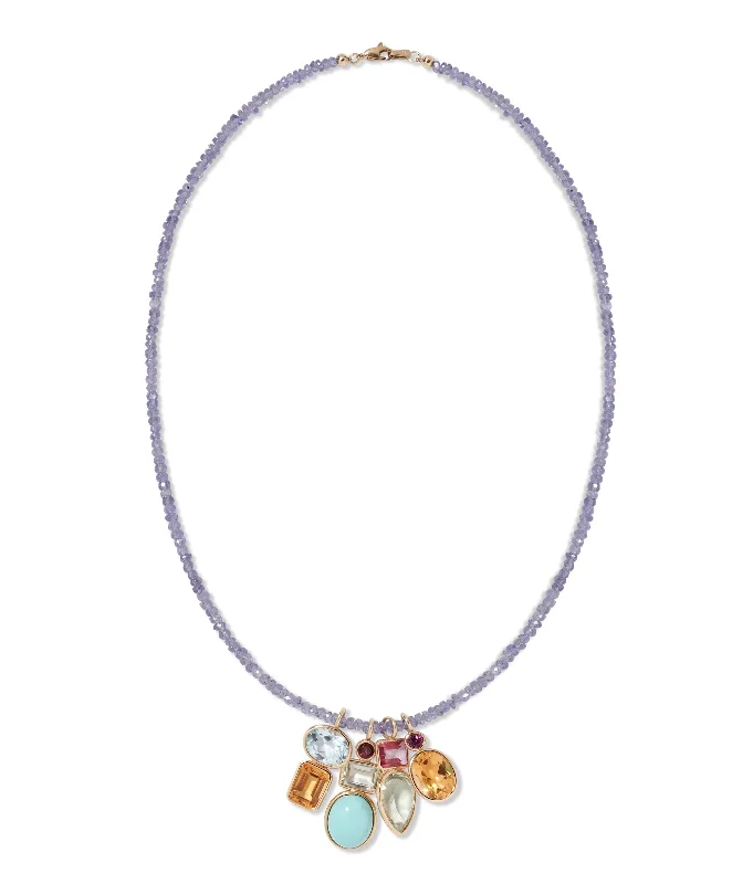 Glamorous Jewelry, Glamorous Deals – Shop Now Fine Mood Charm Necklace in Tanzanite Treasure