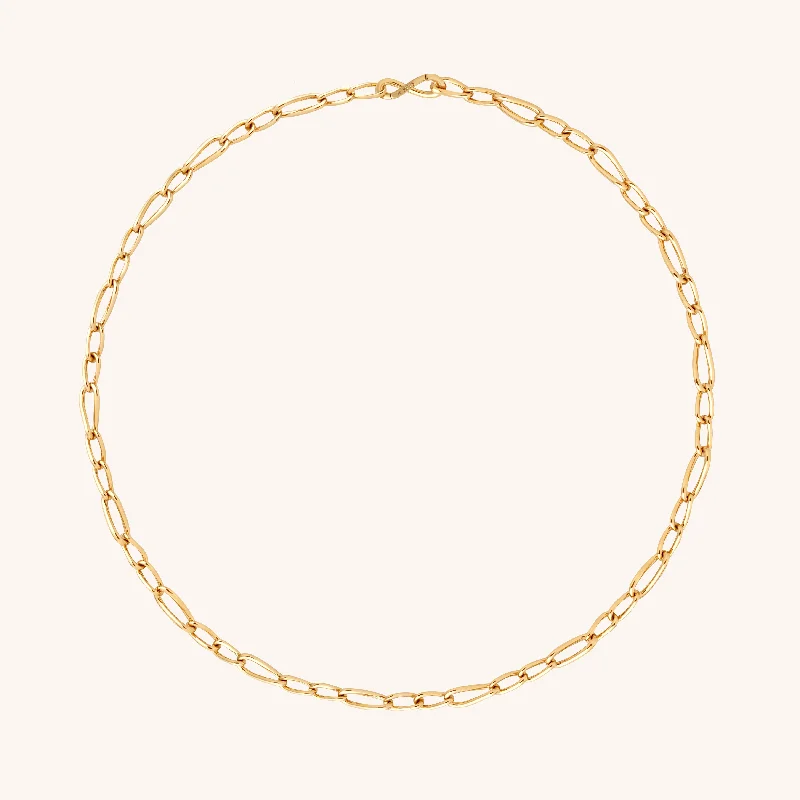 Limited-Time Offer On Premium Jewelry Collections Infinite Slim Chain Necklace in Gold