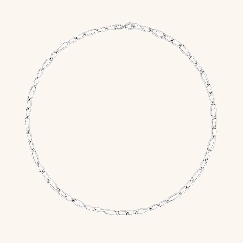 Bestselling Jewelry At Special Promotional Rates Infinite Slim Chain Necklace in Silver