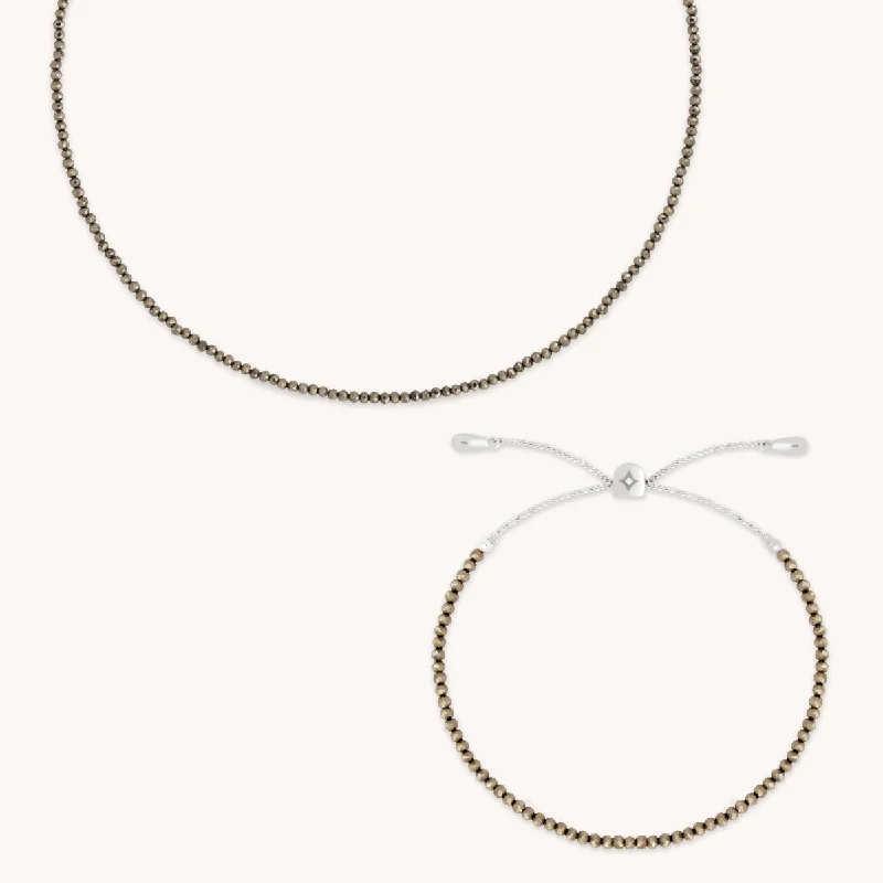 Timeless Beauty, Unbeatable Deals – Jewelry Sale On Ironstone Gemstone Gift Set in 9k White Gold