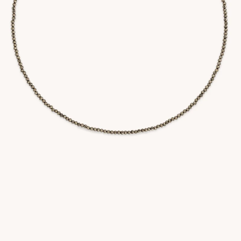 Shop Modern Jewelry Collections With Exclusive Discounts Ironstone Gemstone Necklace in 9k White Gold