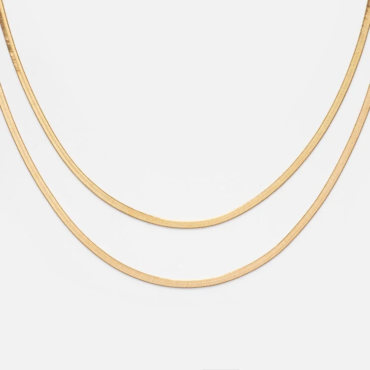 Elegant Rose Gold Jewelry For A Stylish Touch Lady Layered Necklace