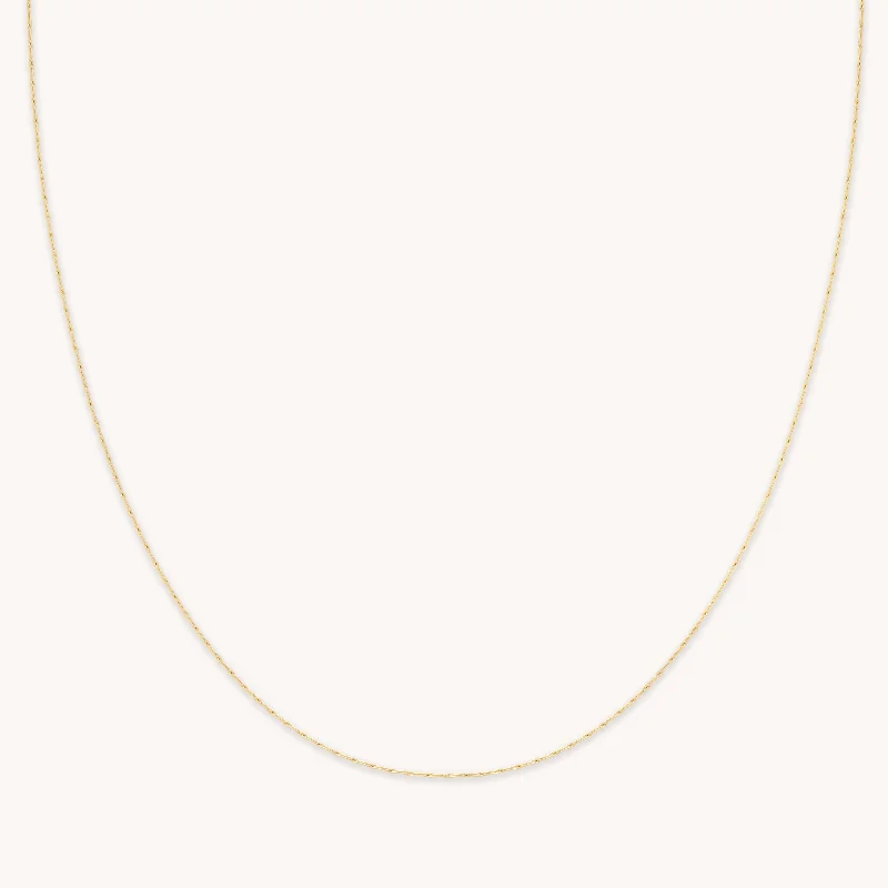 Premium Jewelry, Premium Discounts – Act Fast Marylebone Chain Necklace in Solid Gold