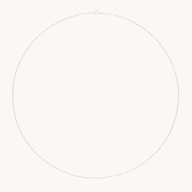 Sparkle For Less – Shop Our Limited-Time Jewelry Deals Miyu Chain Necklace in Solid White Gold