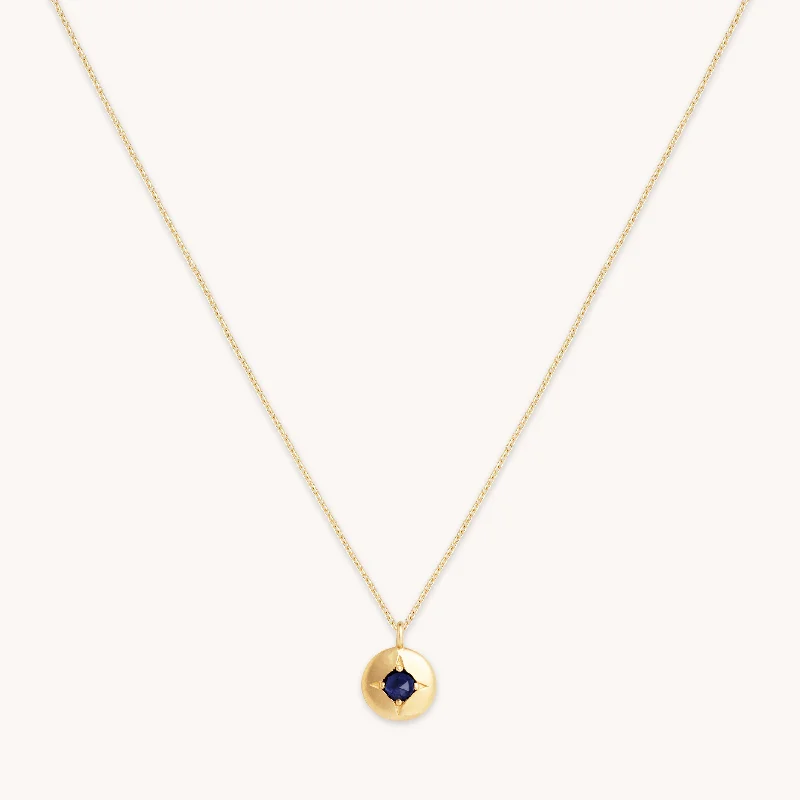 Luxury Jewelry Now At Special Promotional Rates September Sapphire Birthstone Necklace in Solid Gold Luxury Jewelry Now At Special Promotional Rates September Sapphire Birthstone Necklace in Solid Gold