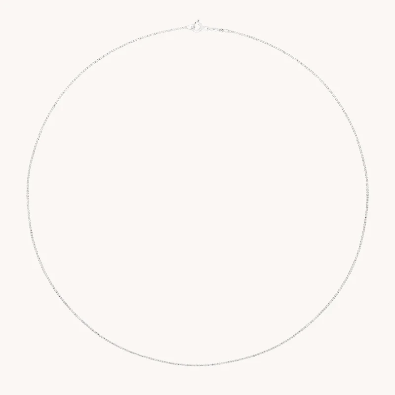 Affordable Glamour – Premium Jewelry For Less Shoreditch Chain Necklace in Solid White Gold Affordable Glamour – Premium Jewelry For Less Shoreditch Chain Necklace in Solid White Gold