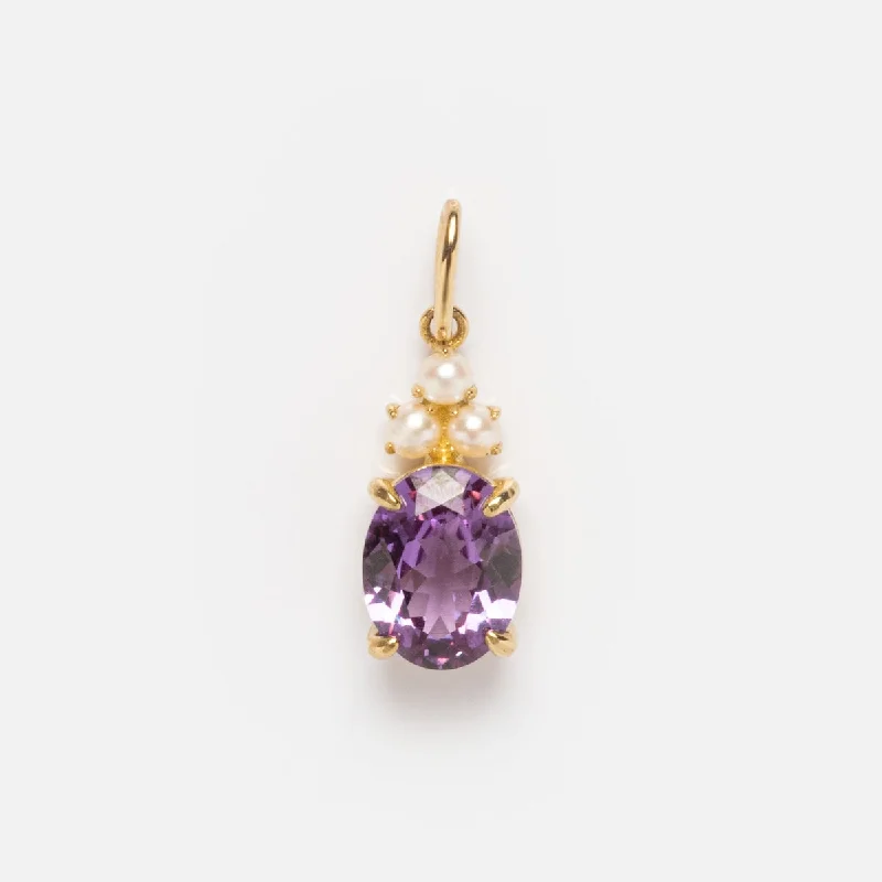 Affordable Gold-Plated Jewelry For Modern Fashion Solid Gold 2024 June Capsule Classic Alexandrite Charm