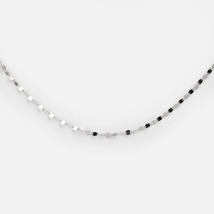 Last Chance To Shop High-End Jewelry At Markdown Prices Solid Gold Chain for Charms in White Gold