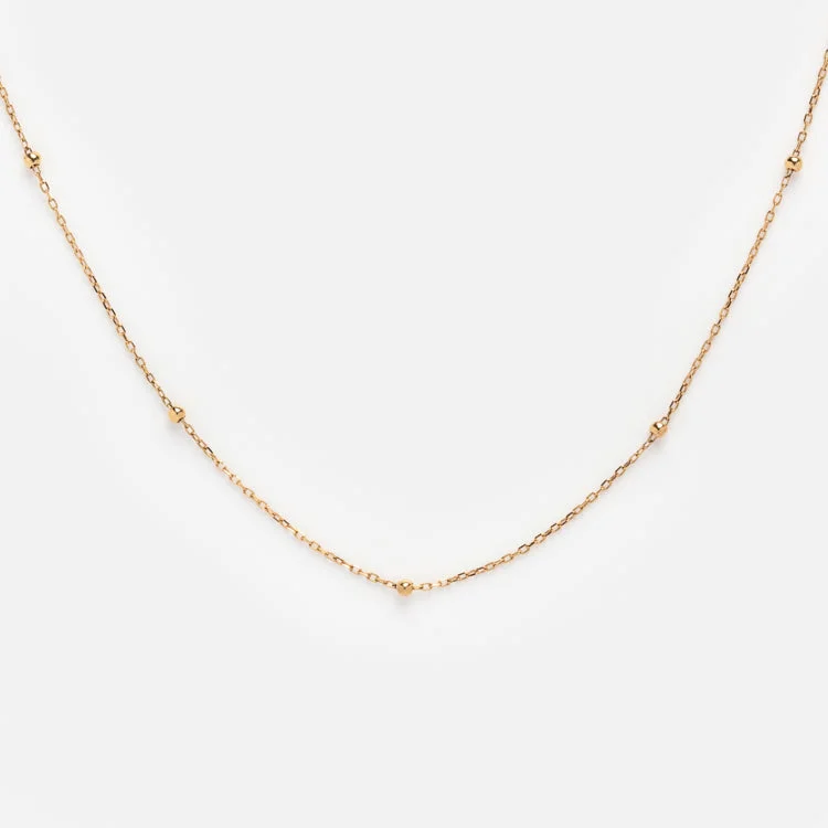 Jewelry Deals That Outshine The Rest Solid Gold Classic Beaded Chain