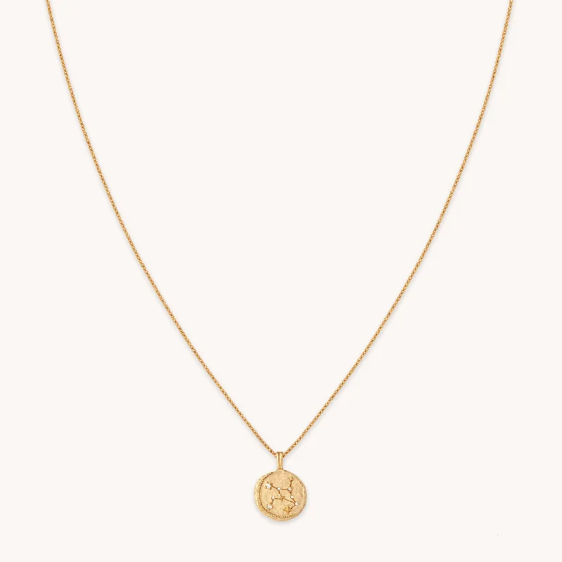 Limited-Stock Jewelry Sale – Once It's Gone, It's Gone Virgo Zodiac Pendant Necklace in Gold