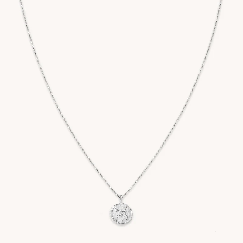 Get The Jewelry You Love At A Price You Love Virgo Zodiac Pendant Necklace in Silver