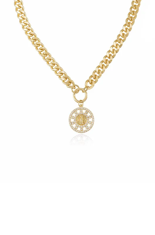 Bohemian-Inspired Jewelry For Free-Spirited Fashion Crystal Pendant Chain Link Necklace Bohemian-Inspired Jewelry For Free-Spirited Fashion Crystal Pendant Chain Link Necklace