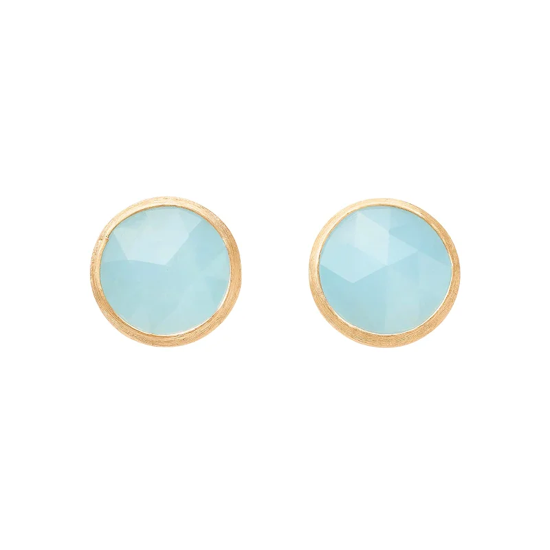 Jaipur Aquamarine Medium Stud Earrings