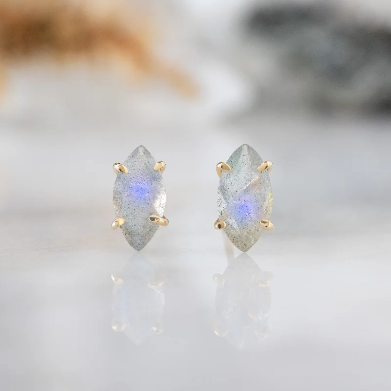 Exclusive Jewelry Offers – Sparkle For Less The Labradorite Marquise Stud Earrings | 14K Yellow Gold Exclusive Jewelry Offers – Sparkle For Less The Labradorite Marquise Stud Earrings | 14K Yellow Gold