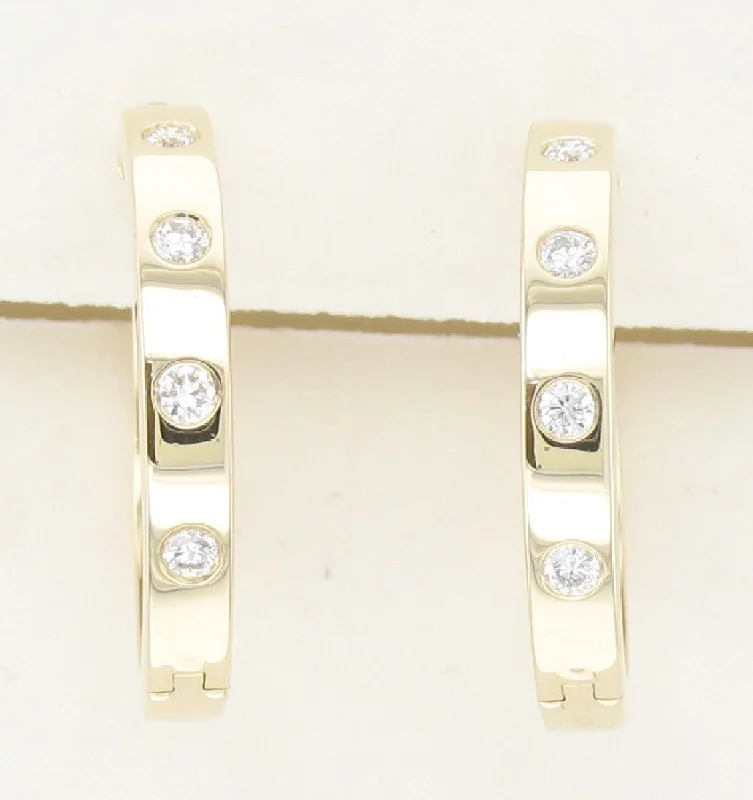 High-End Jewelry, Now More Affordable Than Ever 14KT Honey Gold Le Vian Hoop Earrings