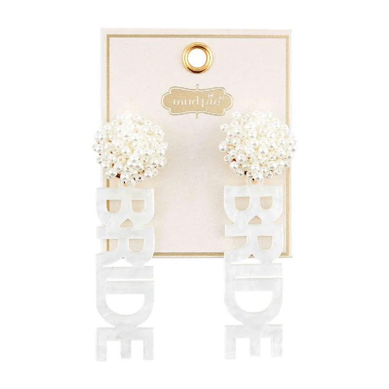 Bestselling Jewelry At Special Promotional Rates BRIDE EARRINGS BY MUD PIE