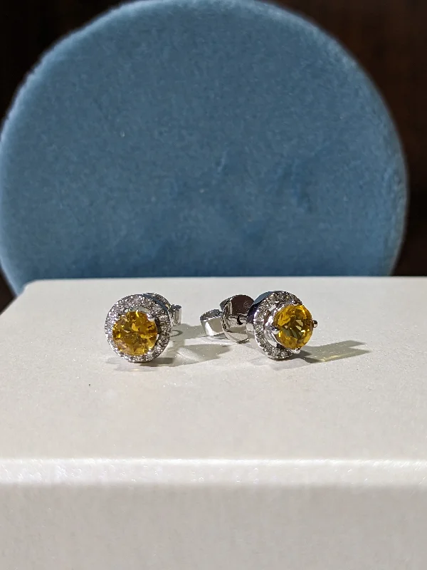 Shop Stylish Jewelry Now And Save Big Citrine Halo Earrings