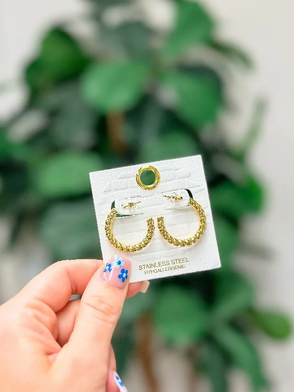 Luxury Meets Affordability – Jewelry Sale Now Live Classic Gold Braided Hoop Earrings Luxury Meets Affordability – Jewelry Sale Now Live Classic Gold Braided Hoop Earrings