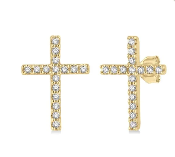 Limited-Time Offer On Elegant Jewelry Pieces Cross Petite Diamond Fashion Earrings Limited-Time Offer On Elegant Jewelry Pieces Cross Petite Diamond Fashion Earrings